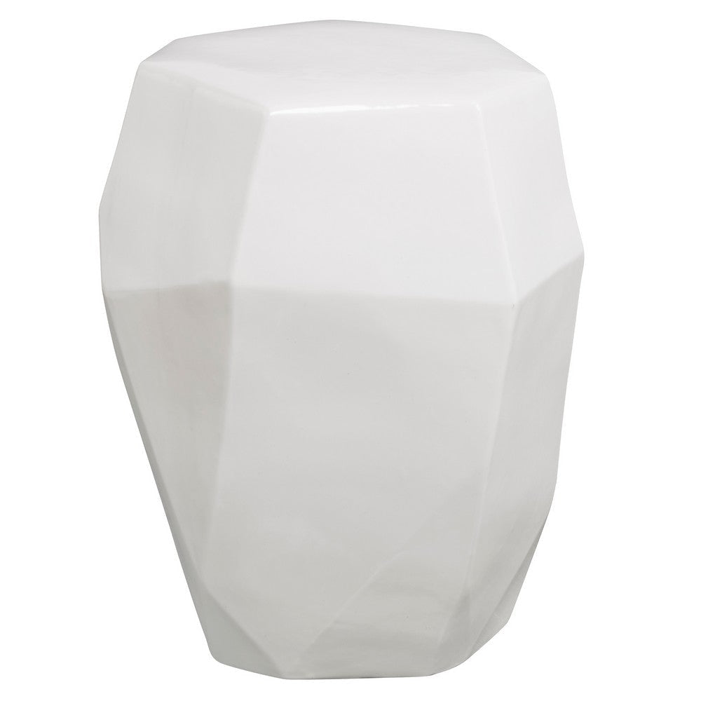 Uttermost Maquette White Garden Stool By Casagear Home