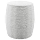 Uttermost Resort White Accent Stool By Casagear Home UT-25188