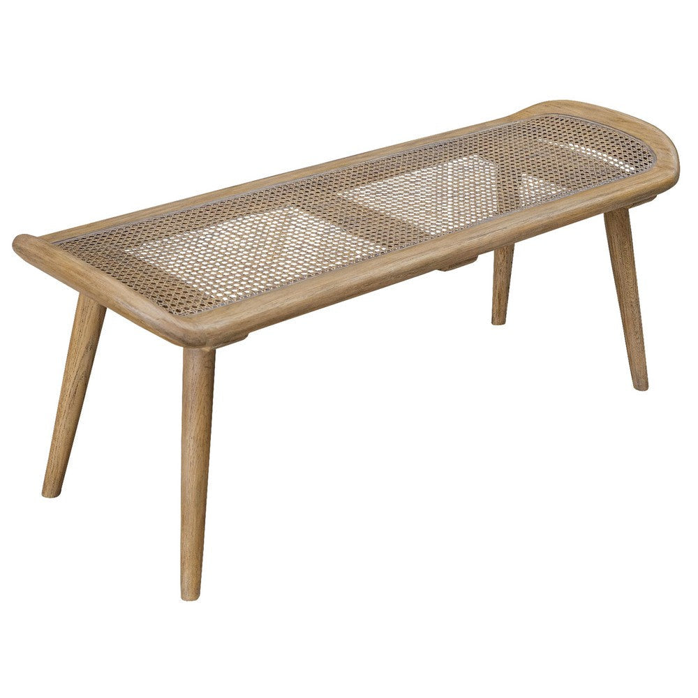 Uttermost Arne Woven Rattan Bench By Casagear Home UT-25197