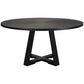 Uttermost Gidran Round Black Dining Table By Casagear Home UT-25206