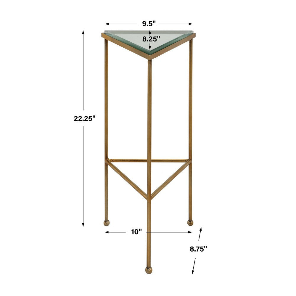 Uttermost Giza Triangular Drink Table By Casagear Home UT-25209