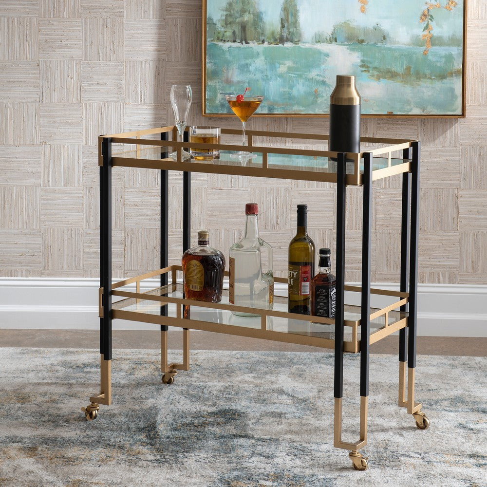 Uttermost Kentmore Modern Bar Cart By Casagear Home UT-25229