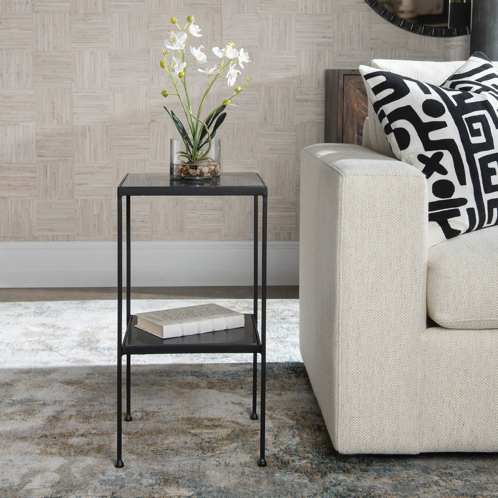 Uttermost Sherwood Square Marble Accent Table By Casagear Home UT-25253