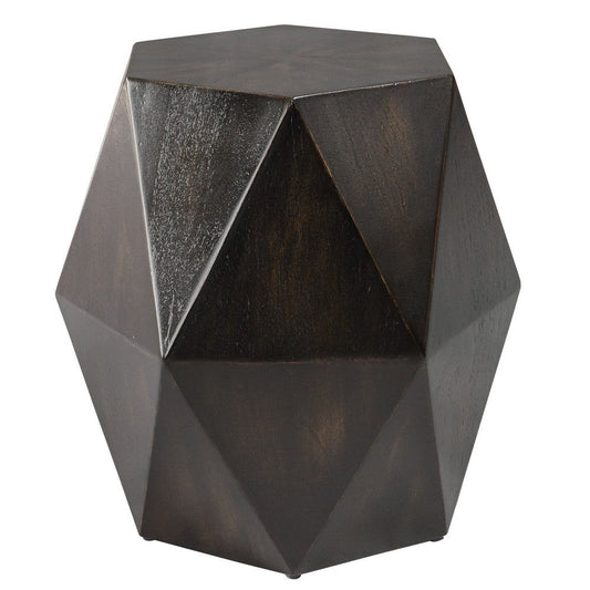 Uttermost Volker Black Geometric Accent Table By Casagear Home