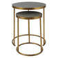 Uttermost Aragon Brass Nesting Tables S/2 By Casagear Home UT-25284