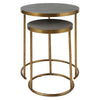 Uttermost Aragon Brass Nesting Tables S/2 By Casagear Home UT-25284