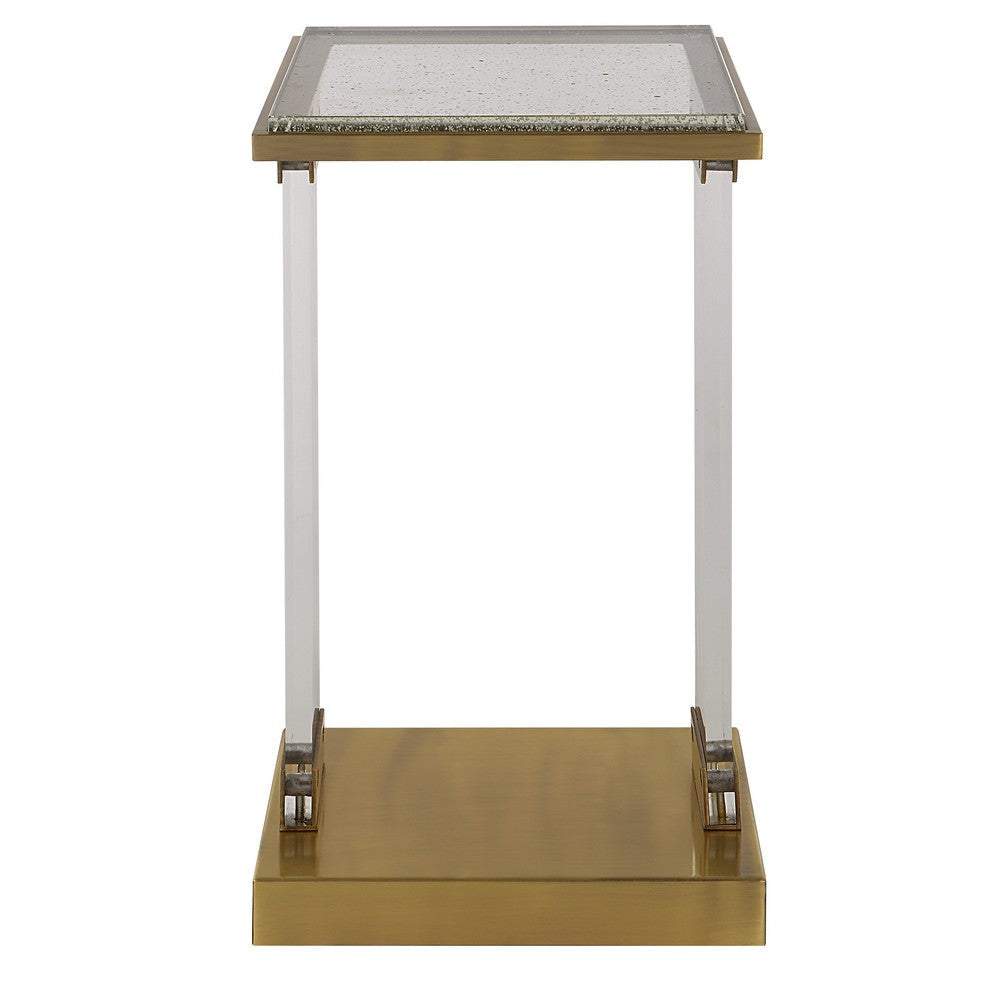 Uttermost Muse Seeded Glass Accent Table By Casagear Home