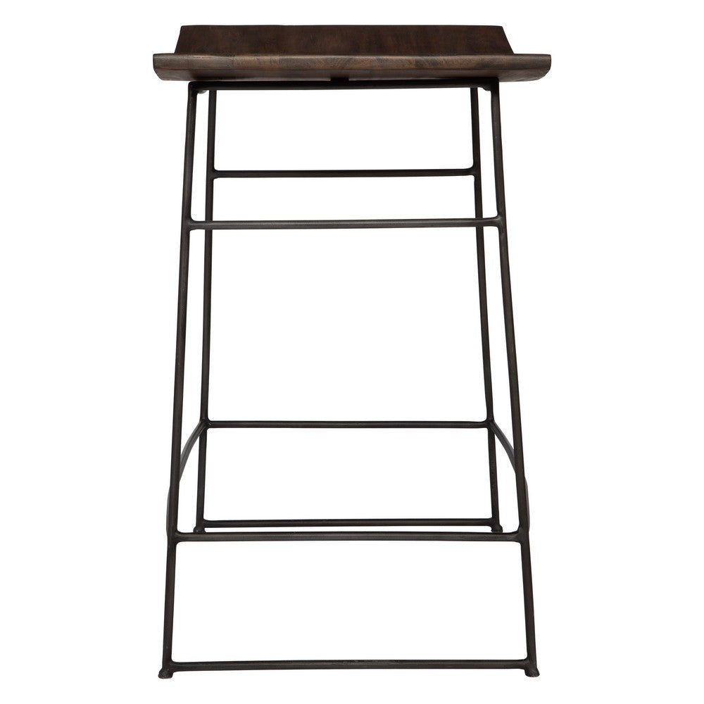 Uttermost Thura Walnut Counter Stool UT-25299