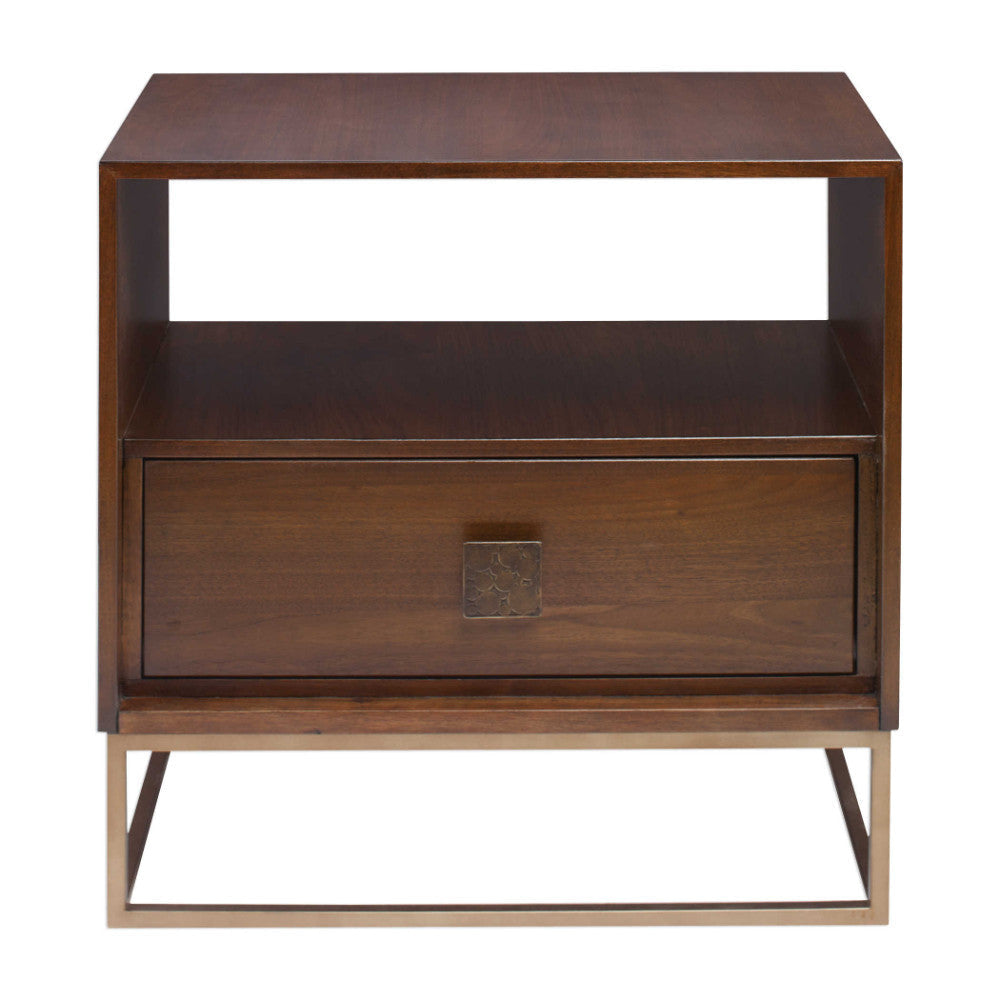 Uttermost Bexley Walnut Side Table By Casagear Home