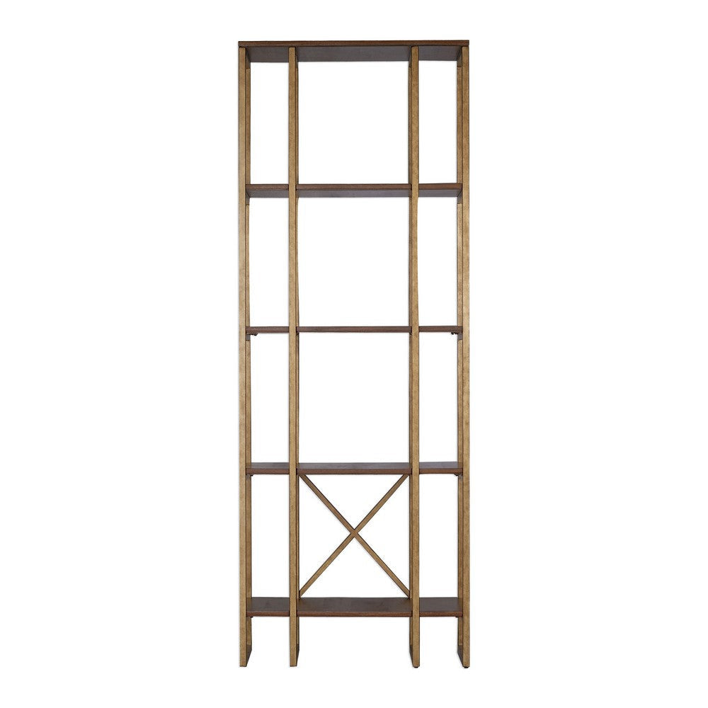 Uttermost Karishma Antique Gold Etagere By Casagear Home UT-25347