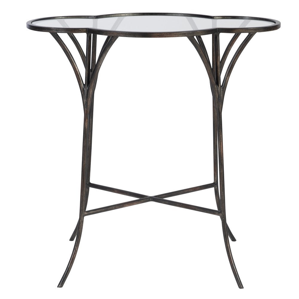 Uttermost Adhira Glass Accent Table By Casagear Home