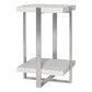 Uttermost Arnaut White Accent Table By Casagear Home UT-25375