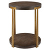 Uttermost Palisade Round Wood Side Table By Casagear Home