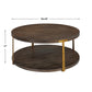 Uttermost Palisade Round Wood Coffee Table By Casagear Home UT-25555