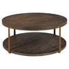 Uttermost Palisade Round Wood Coffee Table By Casagear Home