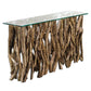 Uttermost Teak Wood Console By Casagear Home