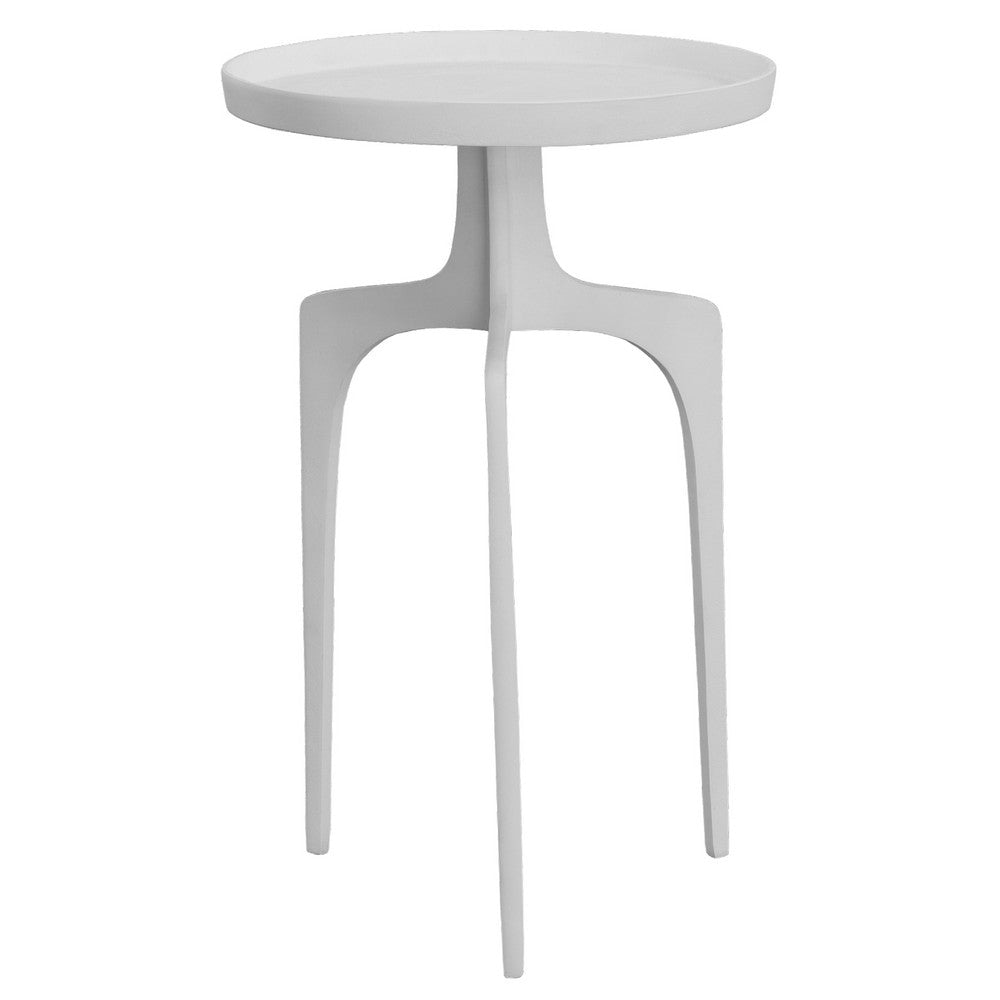 Uttermost Kenna White Accent Table By Casagear Home UT-25734