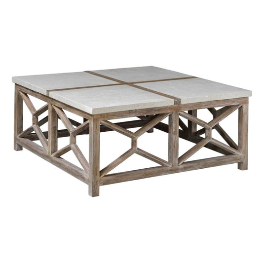 Uttermost Catali Stone Coffee Table By Casagear Home