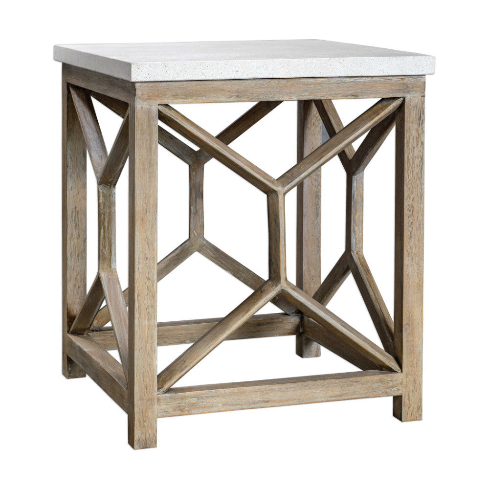 Uttermost Catali Stone End Table By Casagear Home