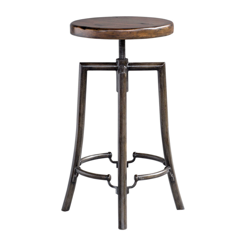 Uttermost Westlyn Industrial Bar Stool By Casagear Home