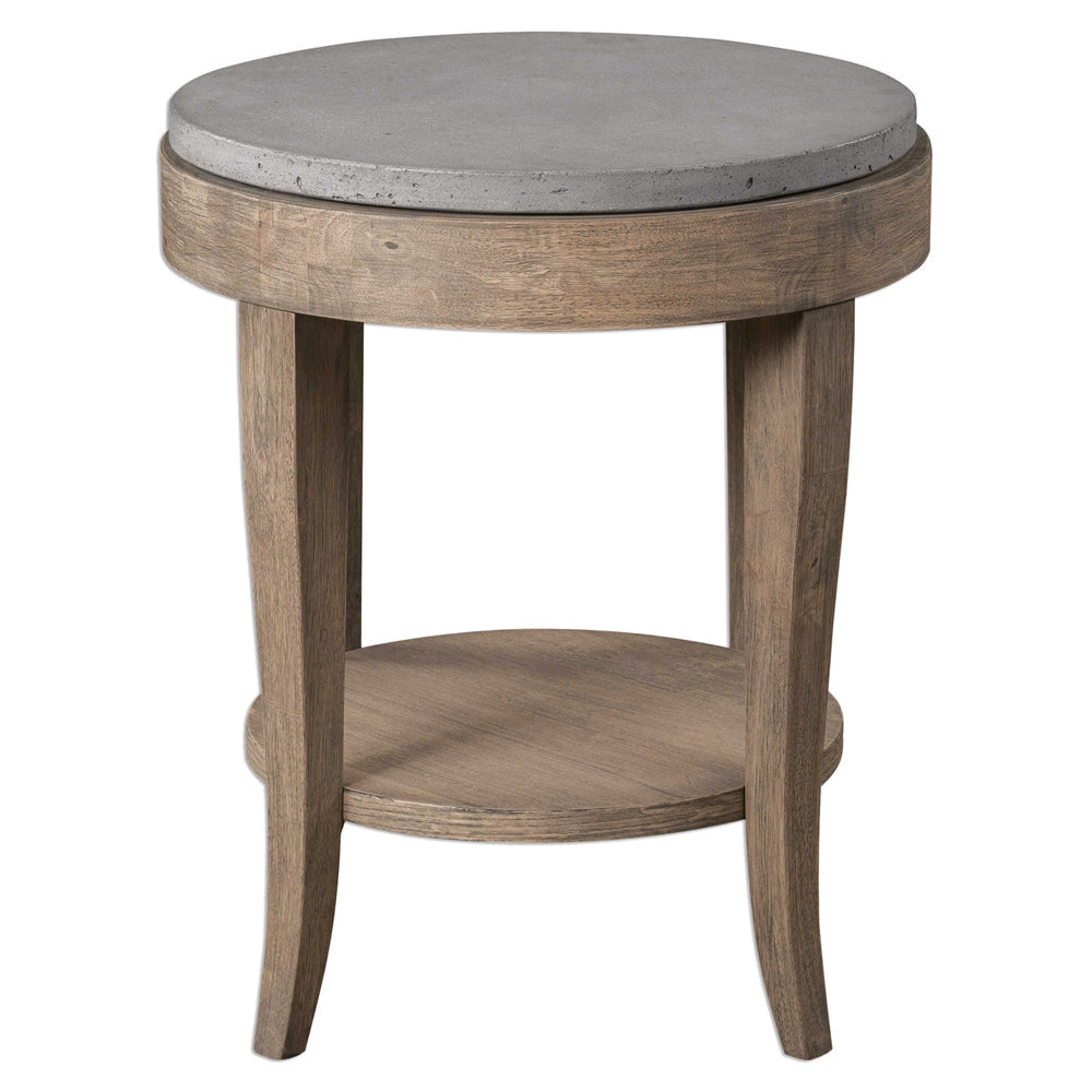 Uttermost Deka Round Side Table By Casagear Home