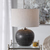 Uttermost Mikkel Charcoal Table Lamp By Casagear Home UT-26349-1