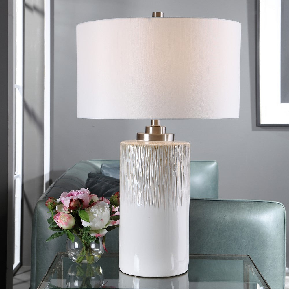 Uttermost Georgios Cylinder Table Lamp By Casagear Home UT-26354-1