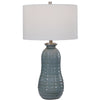 Uttermost Zaila Light Blue Table Lamp By Casagear Home