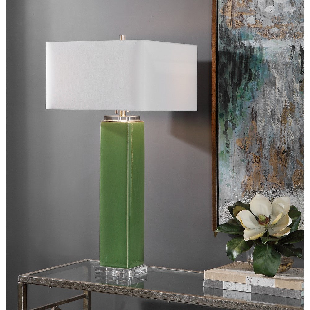 Uttermost Aneeza Tropical Green Table Lamp By Casagear Home UT-26410-1