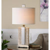 Uttermost Bonea Stone Ivory Table Lamp By Casagear Home UT-26508-1