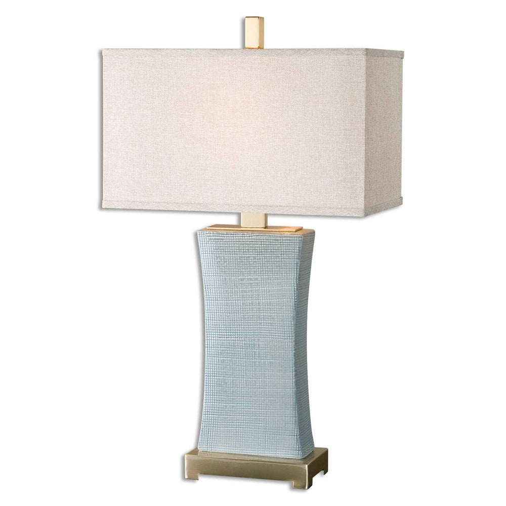 Uttermost Cantarana Blue Gray Table Lamp By Casagear Home