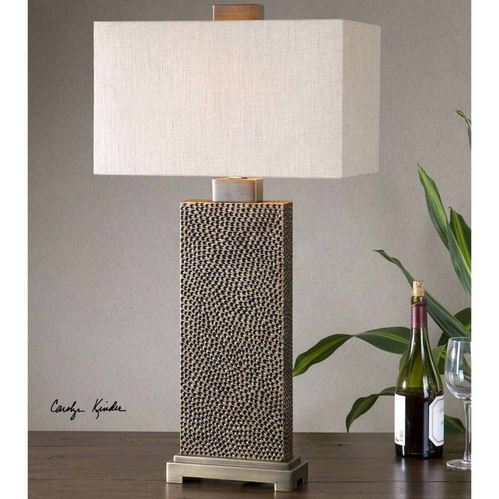 Uttermost Canfield Coffee Bronze Table Lamp By Casagear Home UT-26938-1