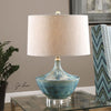 Uttermost Chasida Blue Ceramic Lamp By Casagear Home UT-27059-1