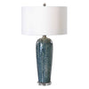 Uttermost Maira Blue Ceramic Table Lamp By Casagear Home