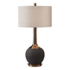 Uttermost Arnav Textured Black Lamp By Casagear Home