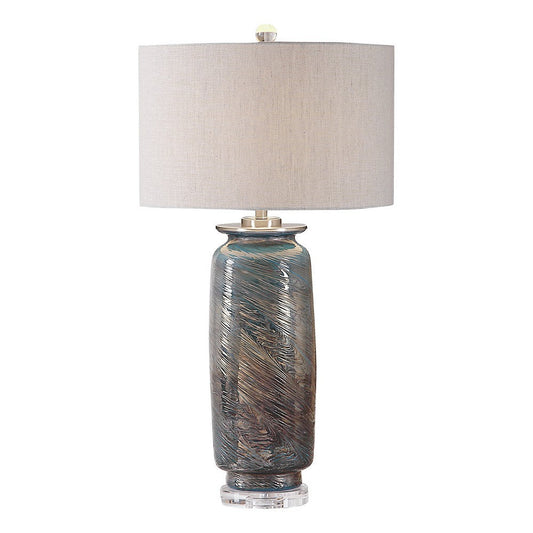 Uttermost Olesya Swirl Glass Table Lamp By Casagear Home