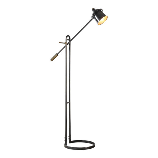 Uttermost Chisum Dark Bronze Floor Lamp By Casagear Home