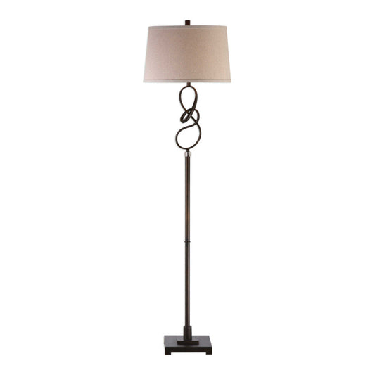 Uttermost Tenley Twisted Bronze Floor Lamp By Casagear Home