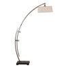 Uttermost Calogero Bronze Arc Floor Lamp By Casagear Home