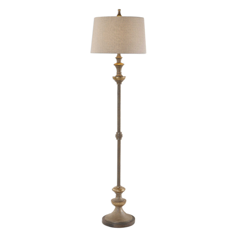 Uttermost Vetralla Silver Bronze Floor Lamp By Casagear Home