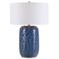 Uttermost Sedna Blue Table Lamp By Casagear Home