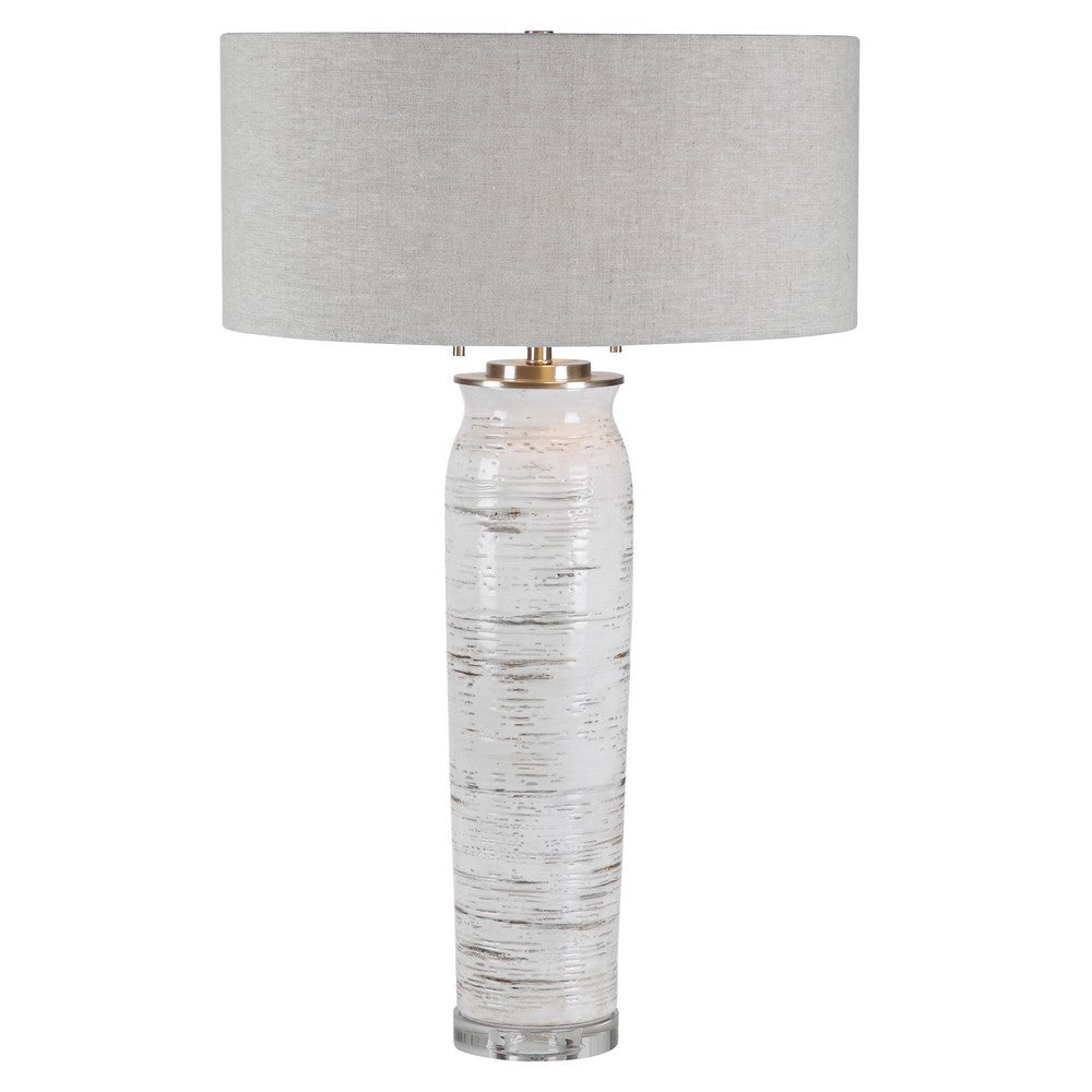 Uttermost Lenta White Table Lamp By Casagear Home