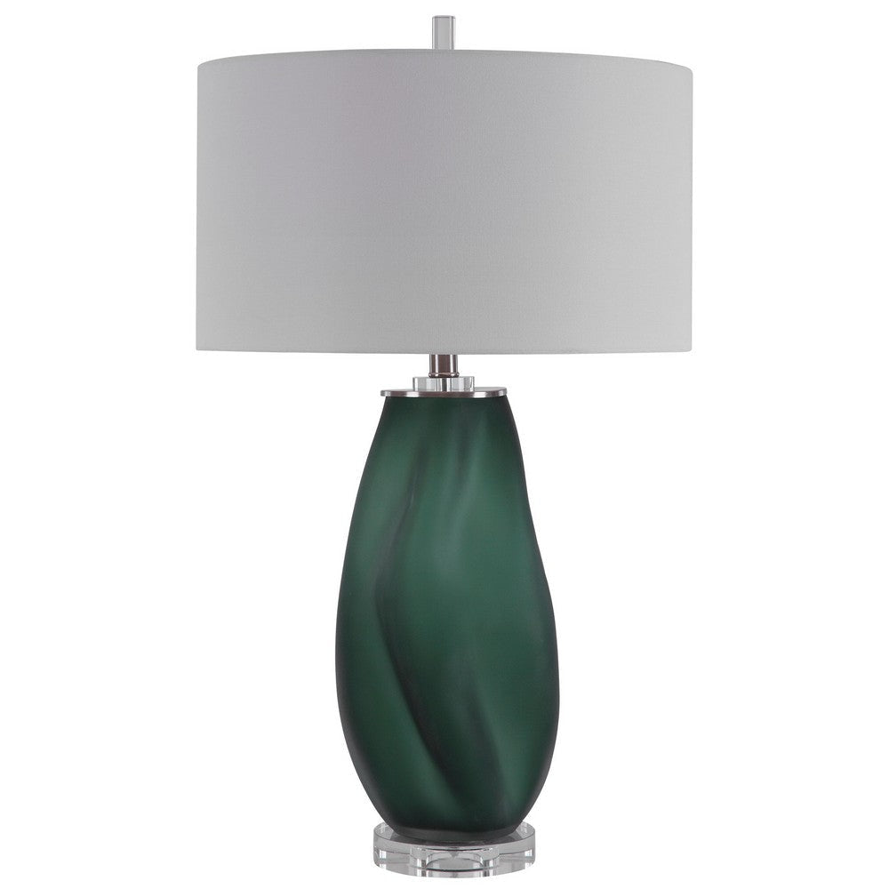 Uttermost Esmeralda Green Glass Table Lamp By Casagear Home