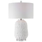 Uttermost Caelina Textured White Table Lamp By Casagear Home