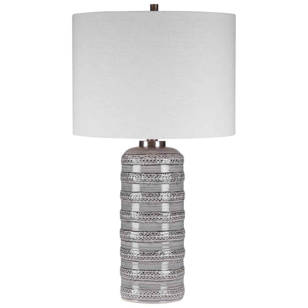 Uttermost Alenon Light Gray Table Lamp By Casagear Home