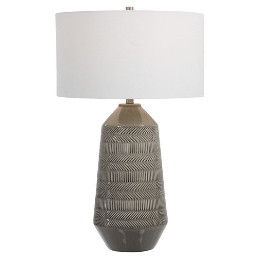 Uttermost Rewind Gray Table Lamp By Casagear Home