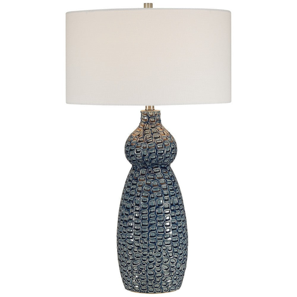 Uttermost Holloway Cobalt Blue Table Lamp By Casagear Home