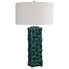 Uttermost Geometry Green Table Lamp By Casagear Home