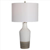 Uttermost Dakota White Crackle Table Lamp By Casagear Home