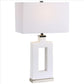 Uttermost Entry Modern White Table Lamp By Casagear Home